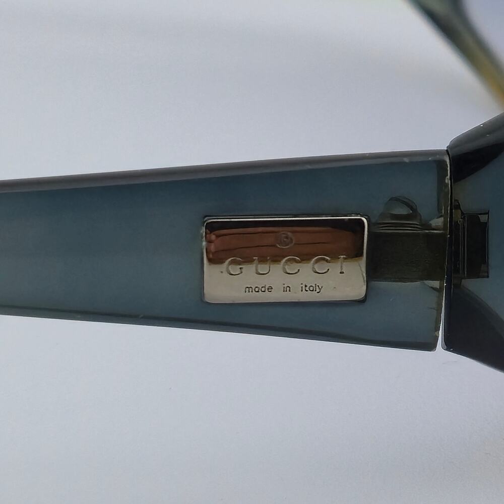 Vintage Gucci GG 2454/s 54-17 Optyl Blue Ombre Sunglasses - Picture 3 of 7